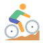 ciclismo-bicicleta-de-montaña-piel-tipo-2 icon