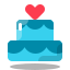 Pastel de boda icon