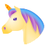 Einhorn-Gesicht-Emoji icon