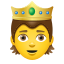 Person-mit-Krone-Emoji icon
