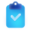 Clipboard ok icon