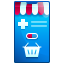 farmacia-externa-online-telemedicina-justicon-gradiente-plano-justicon icon
