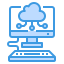 Cloud computing icon