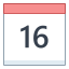 Kalender 16 icon