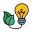 Energiesparlampe icon