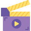 Clapperboard icon