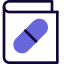 Course of Medical Science with a syllabus of medicine and drugs icon