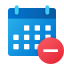 Календарь с минусом icon