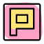 Plurk network that allows users to send updates through short messages or links icon