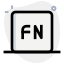 Fn, funtion key to trigger multiple features in notebook icon