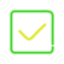 Ausgefüllte Checkbox icon