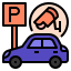 Car parking icon