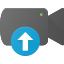 Upload Video File icon
