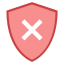 Delete Shield icon