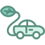 Eco car icon