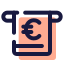 Insertar dinero en euros icon