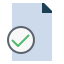 Checked File icon