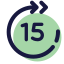 Skip Ahead 15 Seconds icon