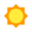 Sun icon