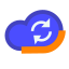 Sincronizzazione cloud icon