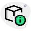 Dimension information of 3D printing cubic shape prototype icon