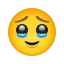 rosto segurando as lágrimas-emoji icon