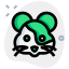 Hamsters a rodents popular small house pets face emoji icon