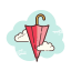 Geschlossener Regenschirm icon