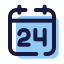 Calendário 24 icon