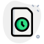 Digital vault file in computer archive folder icon