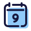 Calendar 9 icon