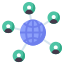 Business connectivity icon
