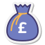 Money Bag Pounds icon
