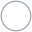 細い線の丸で囲まれた icon