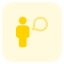 Employee chat messenger application function layout icon