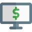 Online merchant website online transaction e-banking icon