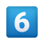 键帽数字六表情符号 icon