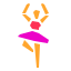 bailarina de corpo inteiro icon