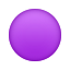 emoji de círculo roxo icon