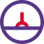 Analog gauge meter for speed test measurement icon