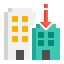 Downsizing icon