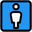 externe-mann-toilette-avatar-als-indikation-für-männchen-im-freien-gefülltes-tal-revivo icon