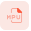 MPU Audio file saved in the layer 3 Audio Compressed audio format icon
