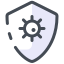 escudo contra coronavírus icon