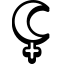Lilith Symbol icon
