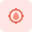 Targeting a specific type of blood rh icon