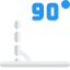 Mathematical problems with triangles and geometry layout icon