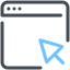 Webseitenklick icon