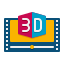 3d Film icon