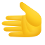 왼쪽 손 이모티콘 icon